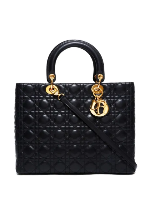 Christian Dior Pre-Owned 2000s Lady Dior quilted handbag