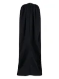 Duran Lantink draped neckline maxi dress - Black