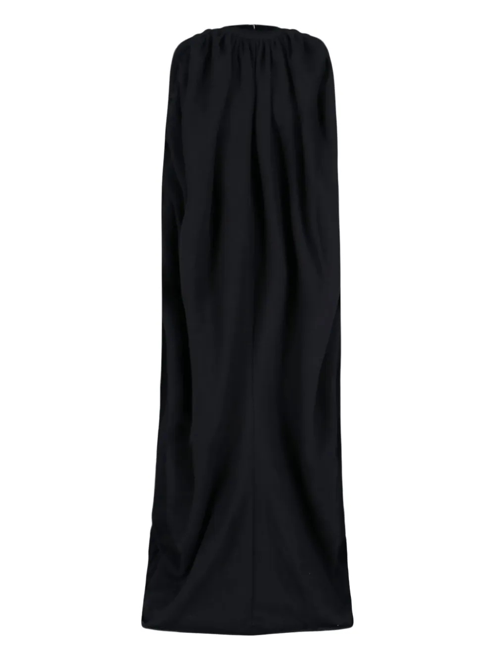 Duran Lantink draped neckline maxi dress - Zwart