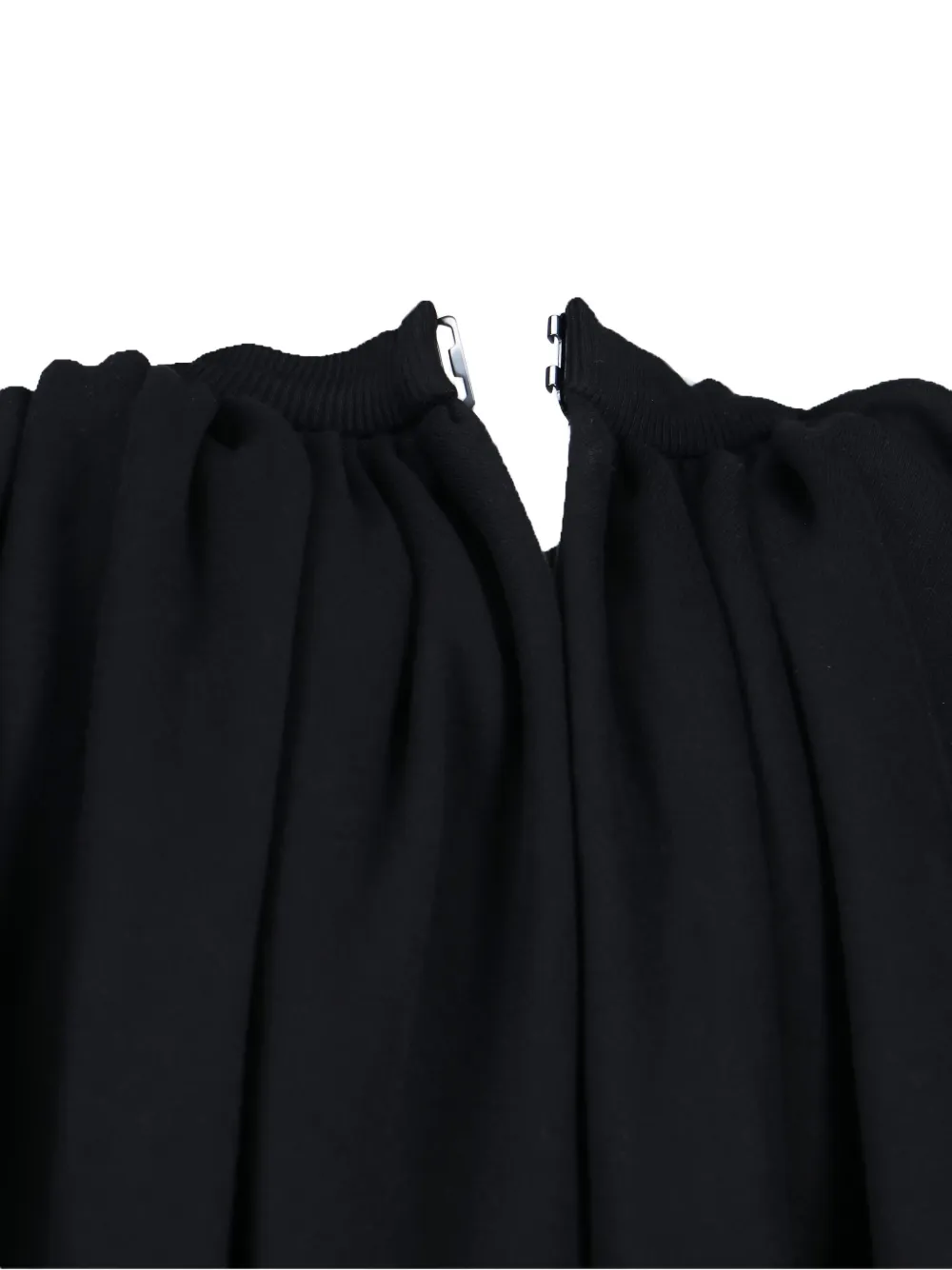 Duran Lantink Draped Neckline Maxi Dress In Black