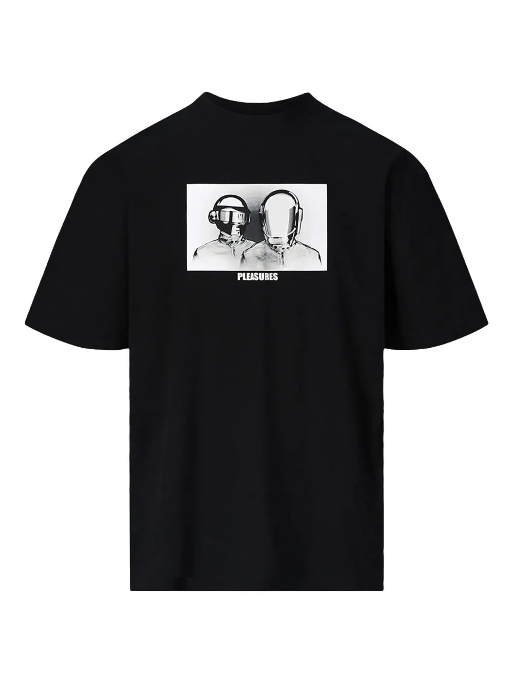 Pleasures x Daft Punk Inverted short-sleeve T-shirt | Black | Image 1