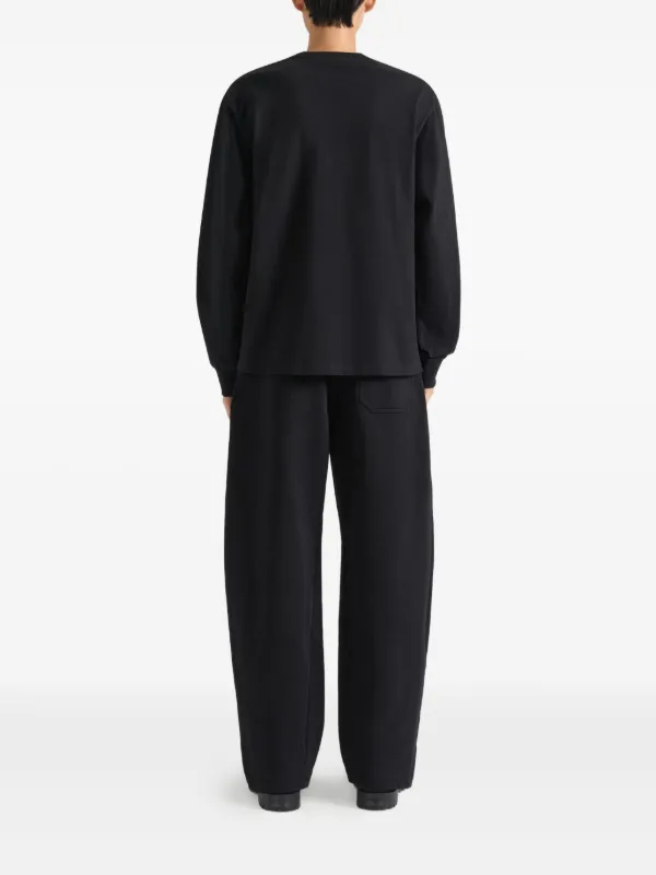 Givenchy Patchwork long-sleeve T-shirt | Black | FARFETCH