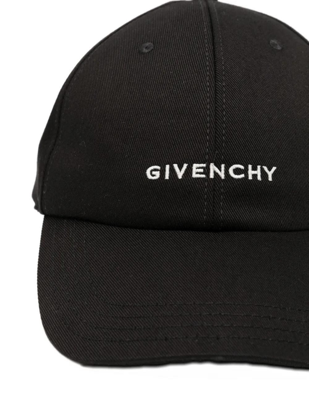 Givenchy Logo-embroidered Cap In Black
