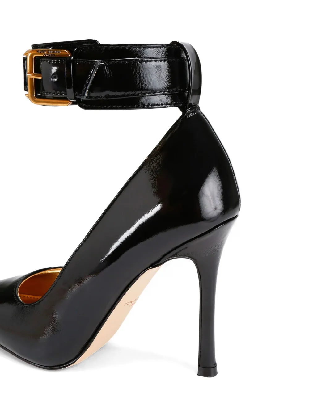 Kurt Geiger London 105 mm Mansion pumps met enkelbandje Zwart