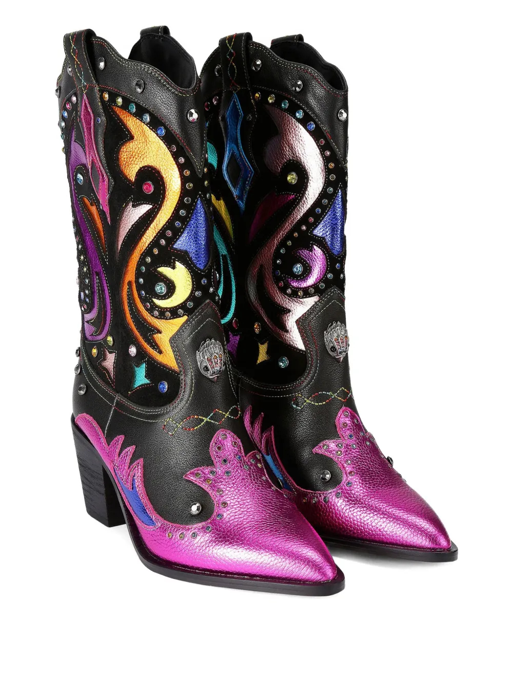 Kurt Geiger London botas cowboy Kensington con tacón de 65mm | Botas cowboy | Image 2