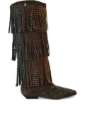 Kurt Geiger London Western Fringe boots - Brown