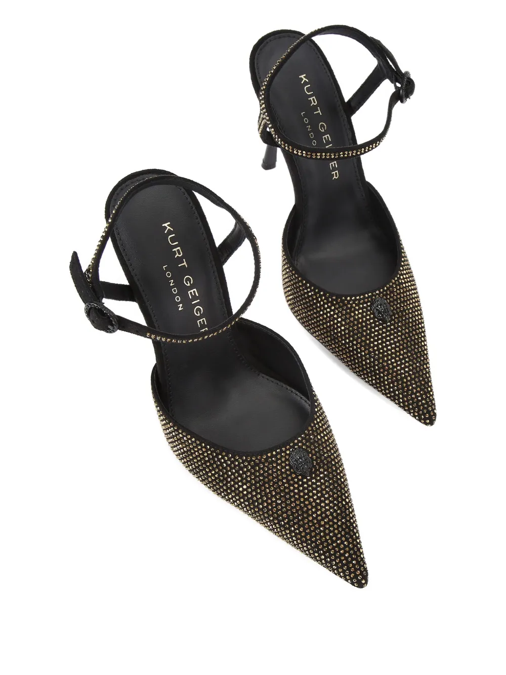 Kurt Geiger London 105 mm Eagle pumps verfraaid met kristallen Zwart