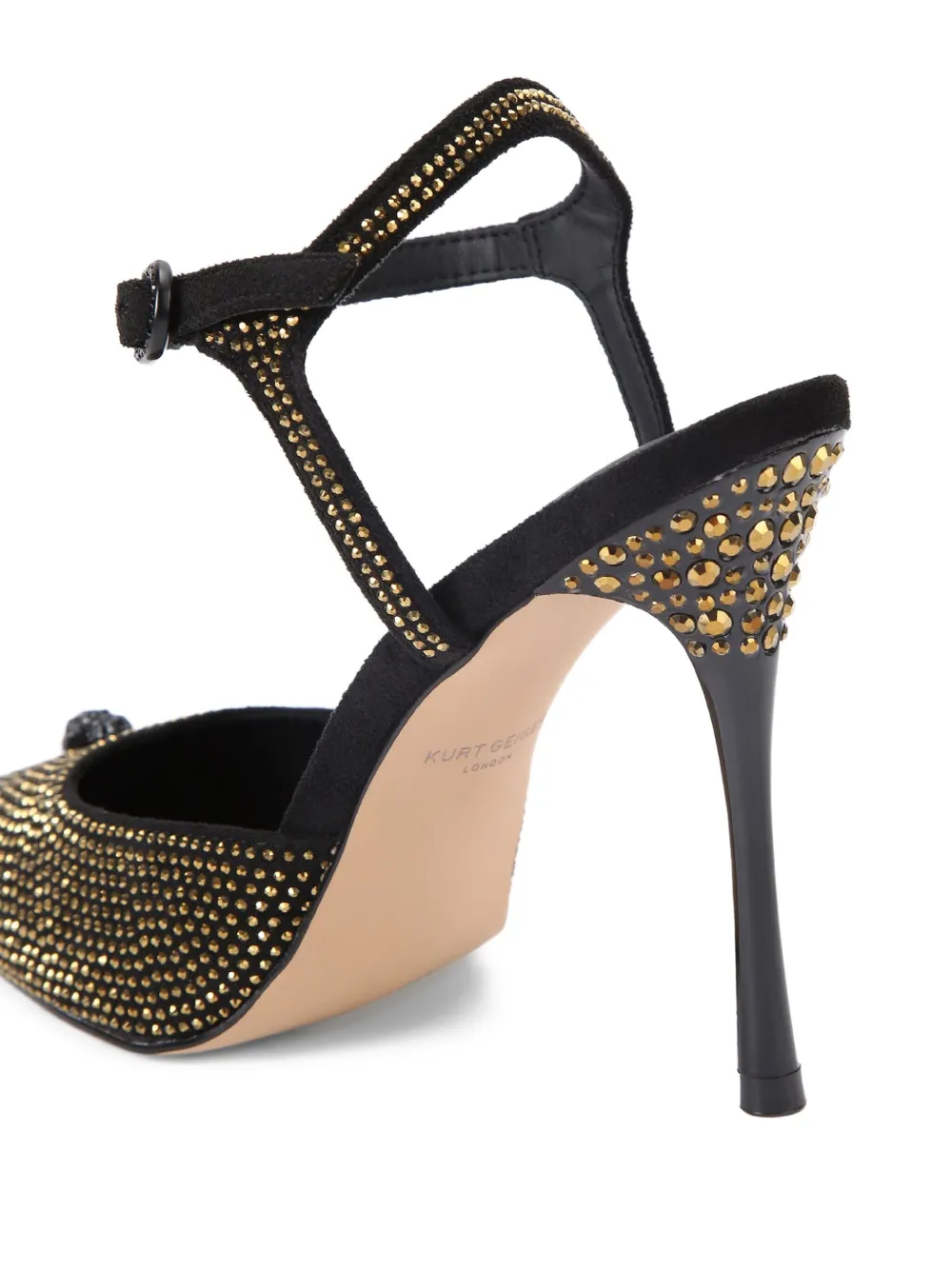 Kurt Geiger London 105 mm Eagle pumps verfraaid met kristallen Zwart