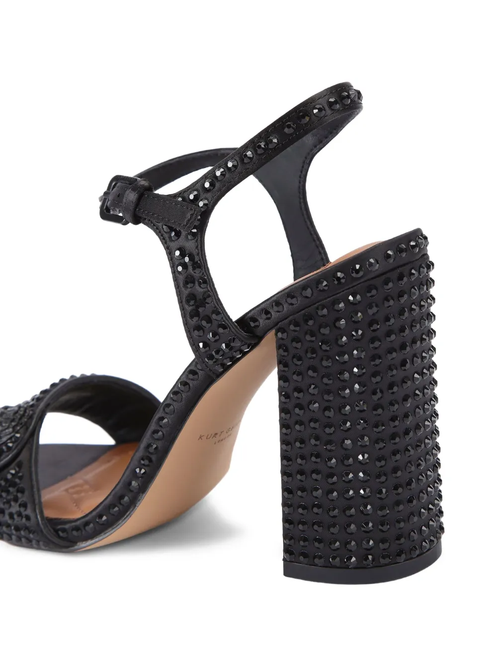 Kurt Geiger London Kensington Langley sandalen verfraaid met kristallen Zwart