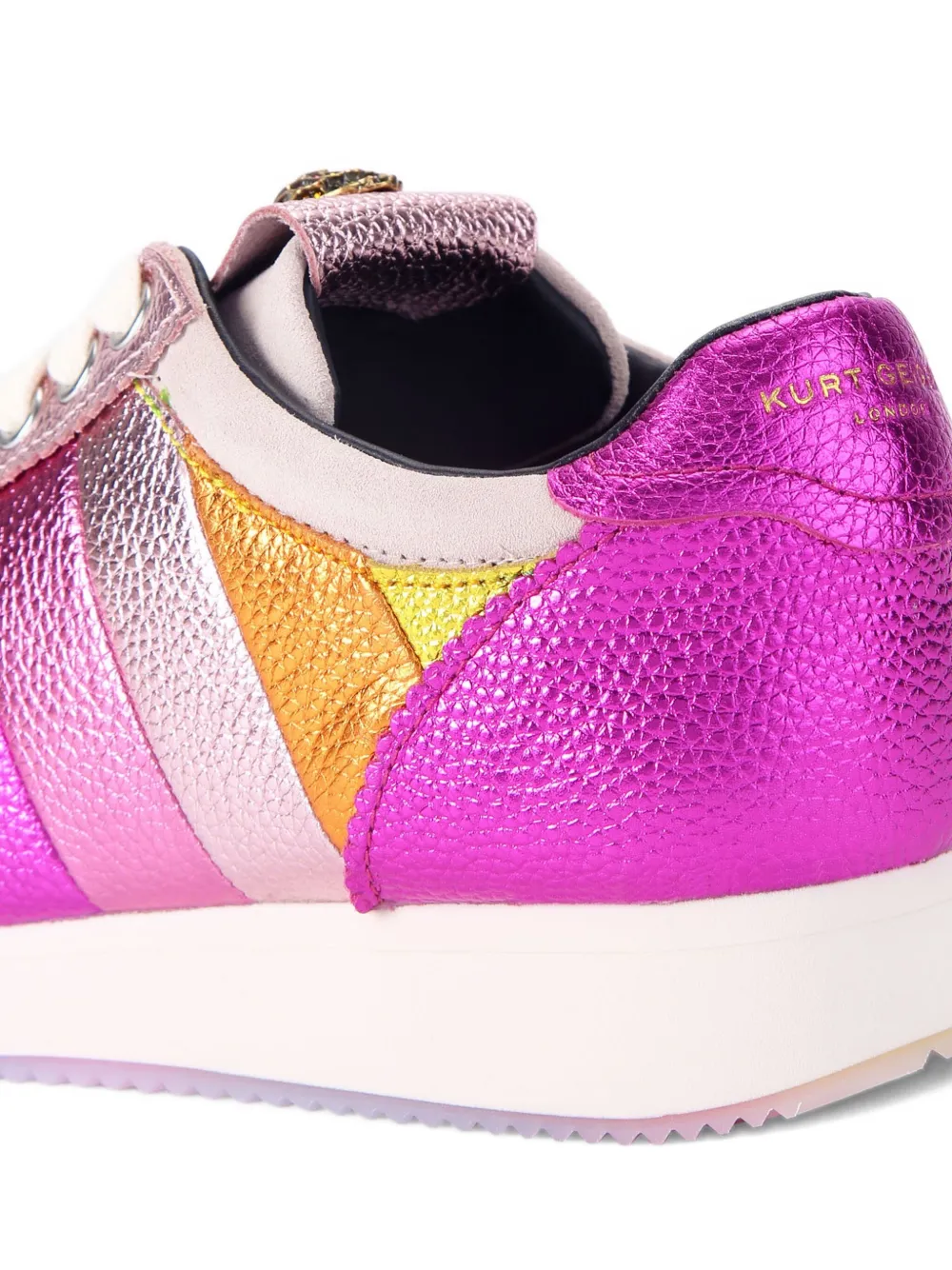 Kurt Geiger London Islington Pump sneakers met metallic streep Blauw