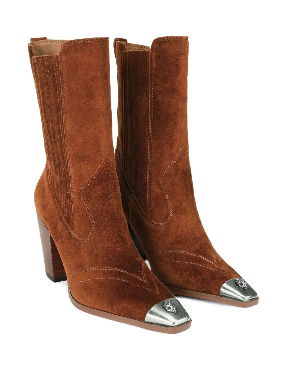 Kurt Geiger London 85 mm Regent suède laarzen Bruin