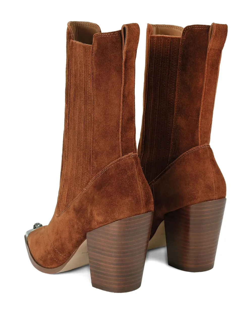 Kurt Geiger London 85 mm Regent suède laarzen Bruin