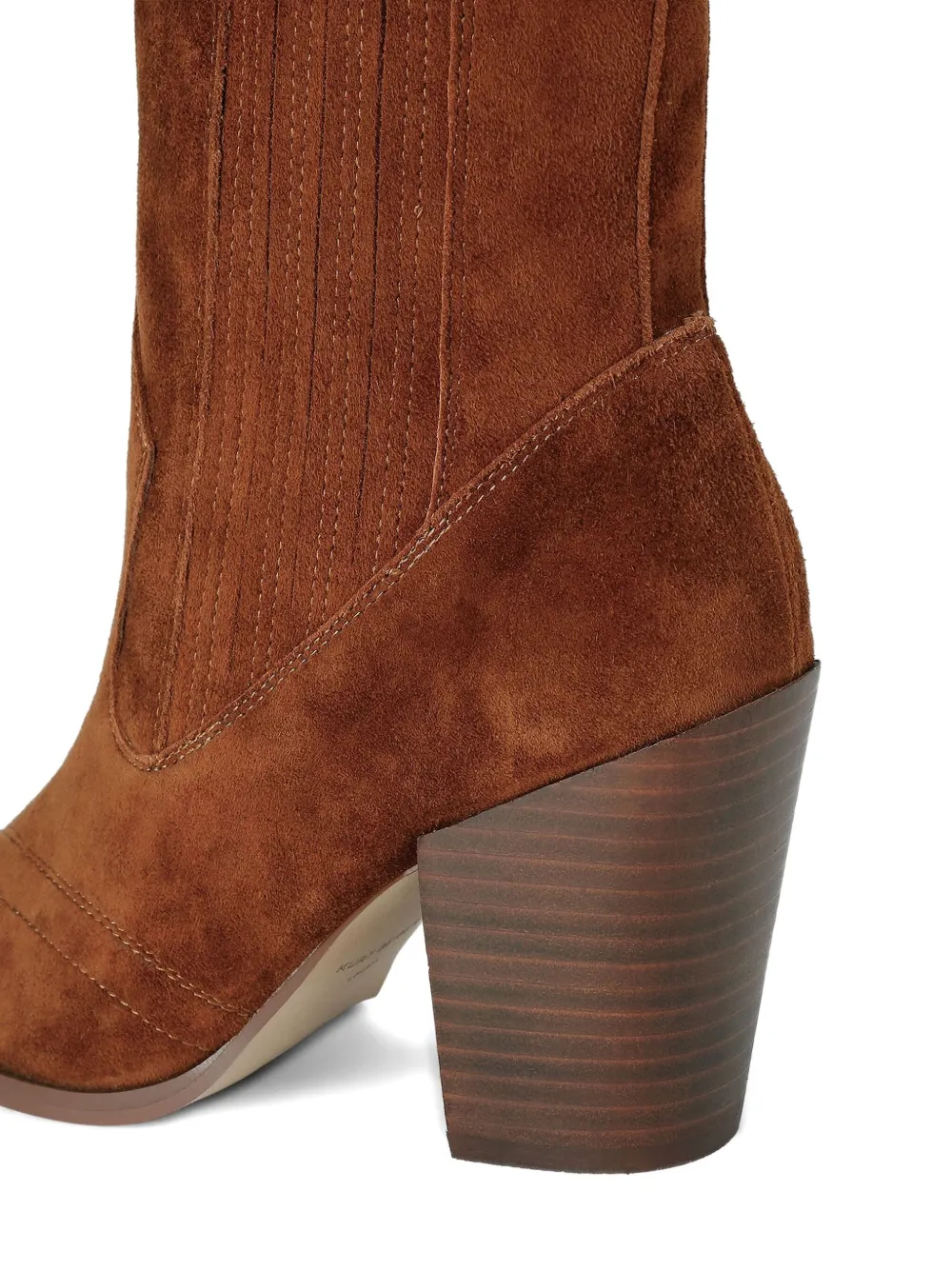 Kurt Geiger London 85 mm Regent suède laarzen Bruin