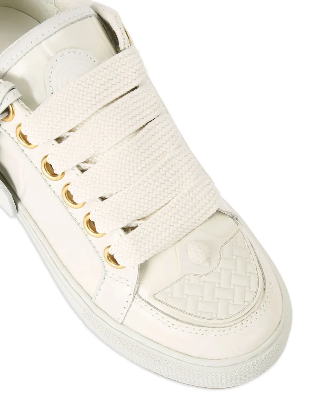 Kurt Geiger London Southbank Tag sneakers met krokodillenprint Wit