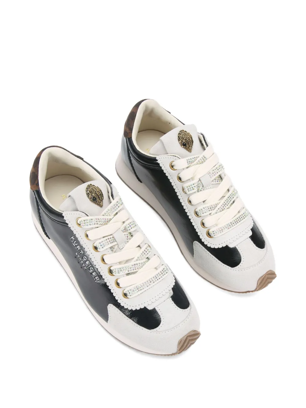 Kurt Geiger London Islington Pump sneakers verfraaid met kristallen - Zwart