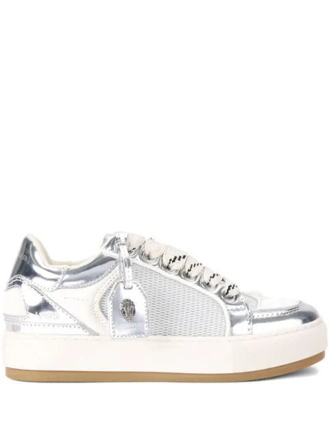 Kurt Geiger London Southbank Tag Metallic-Mesh-Sneakers
