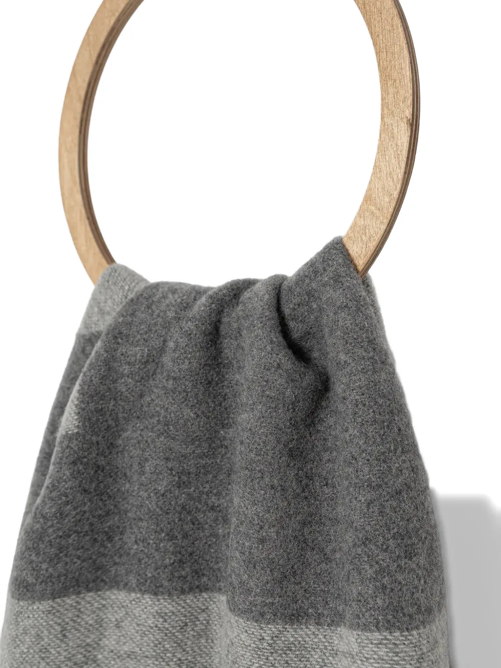 Liviana Conti logo-print scarf - Grijs