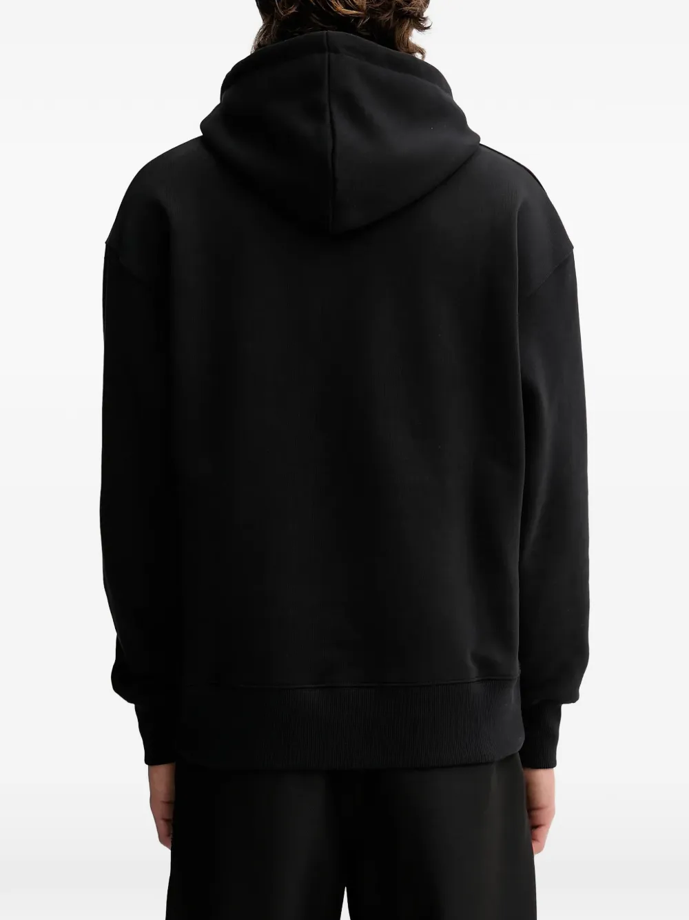 MSGM Hoodie met paddenstoelpatch Zwart