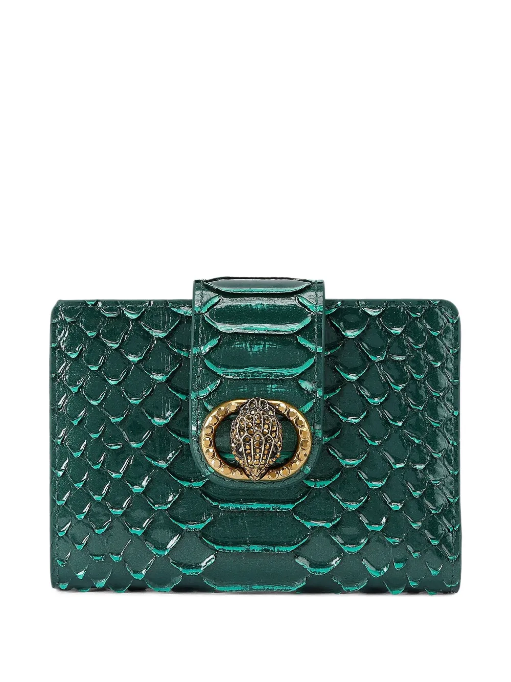 Kurt Geiger London Chelsea eagle-embellishment wallet | Green | Image 1
