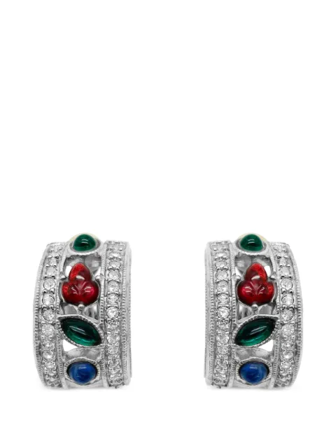 Givenchy Pre-Owned aretes Deco Style Tutti Frutti 1980