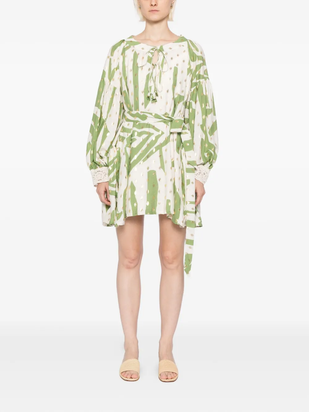 Bambah Bella Selva jurk - Groen