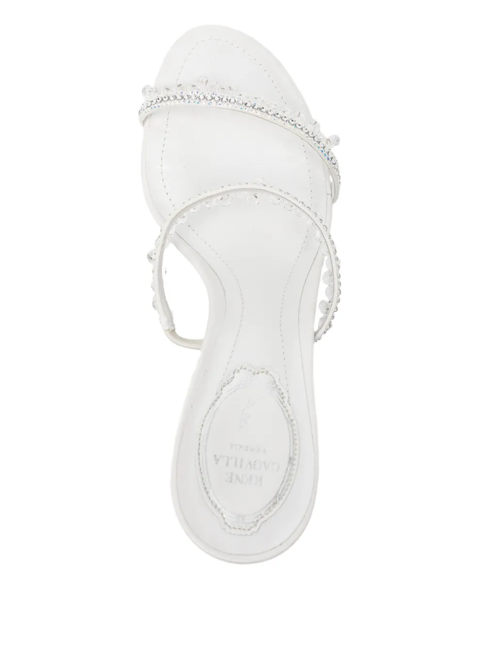 René Caovilla 80 mm Chandelier sandalen Wit