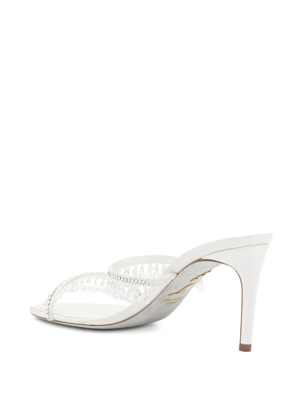 René Caovilla 80 mm Chandelier sandalen Wit