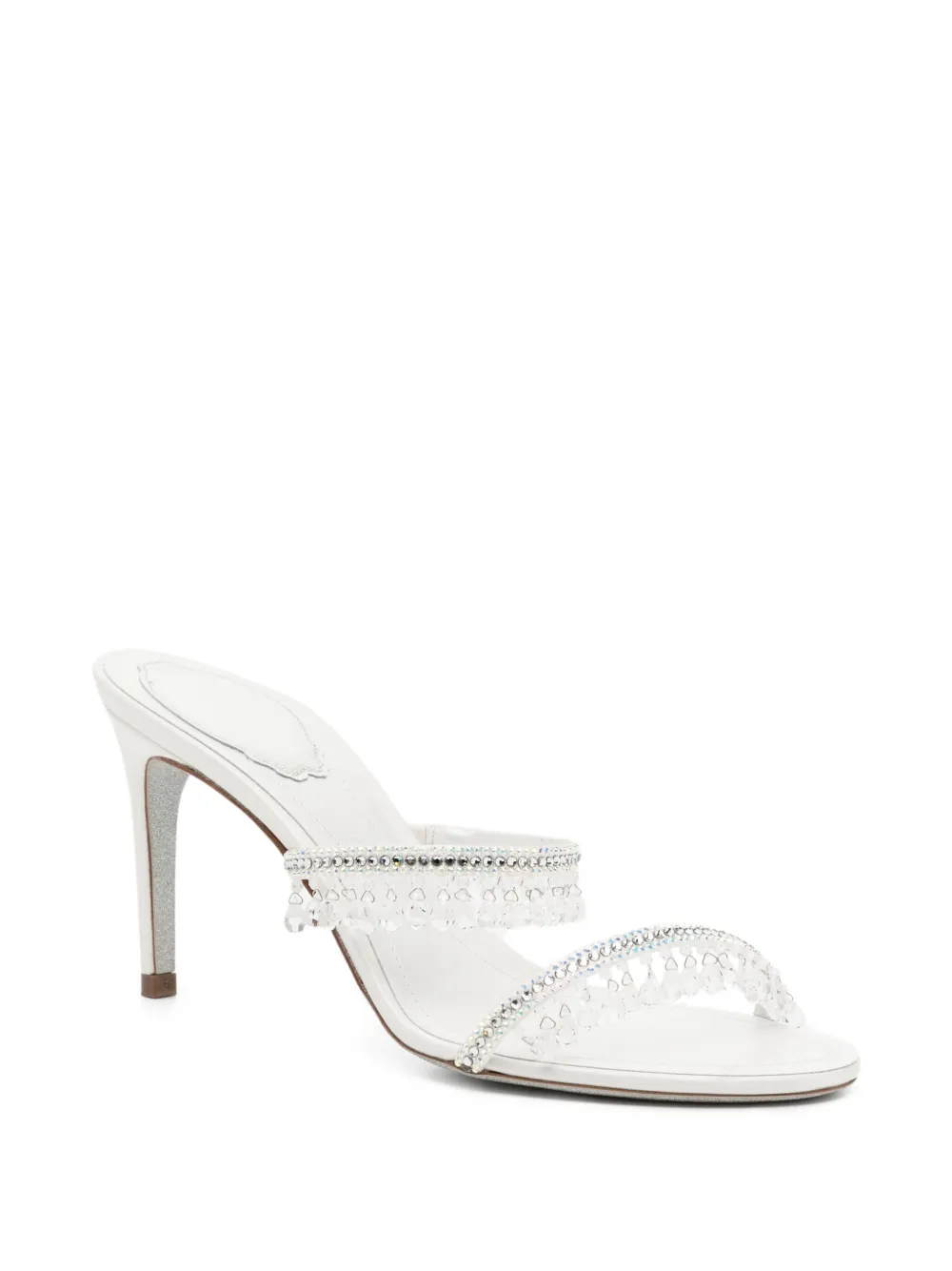René Caovilla 80 mm Chandelier sandalen Wit