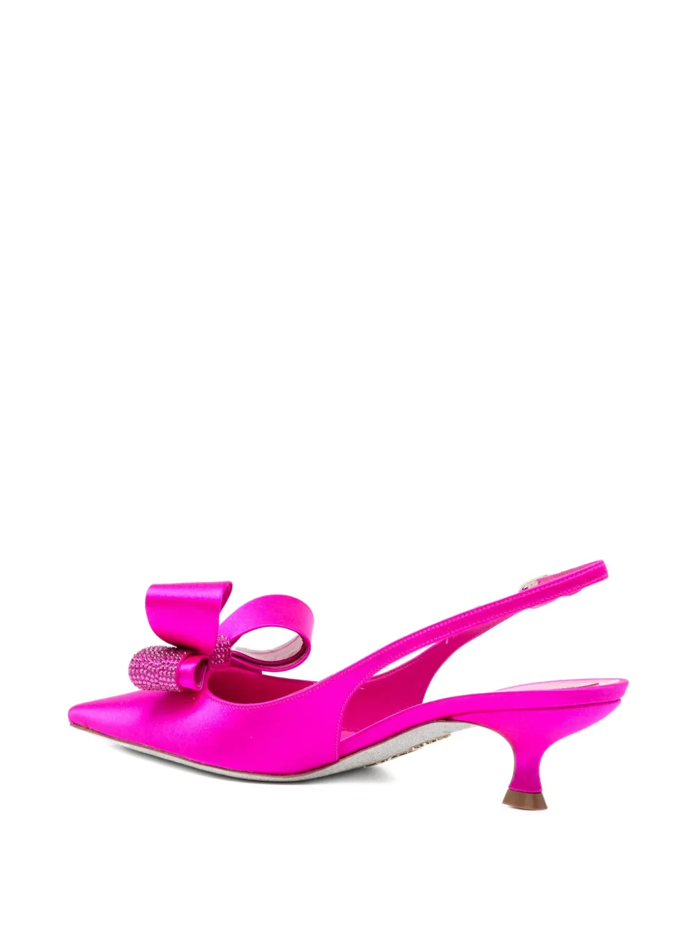 René Caovilla bow-detail pumps Purple