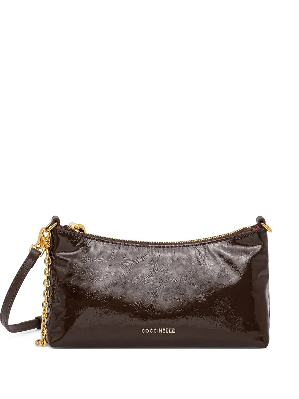 Coccinelle chain satchel - Marrone