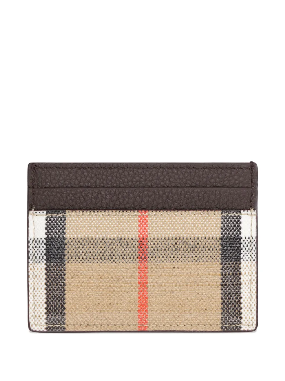 Burberry Highlands check-pattern cardholder - Beige