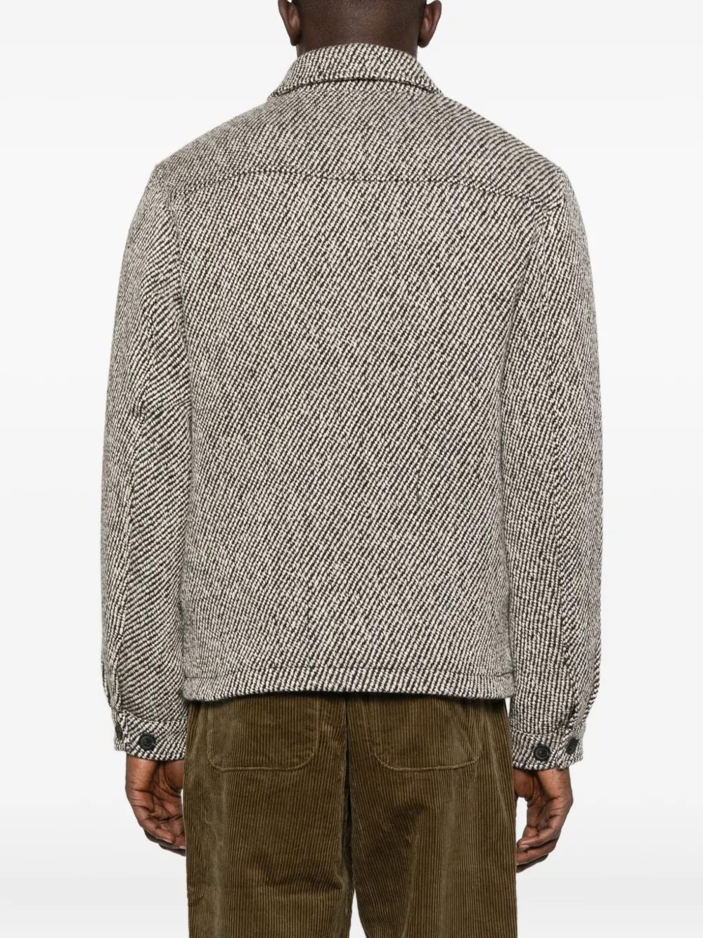 Les Deux Zip-front Jacket In Gray