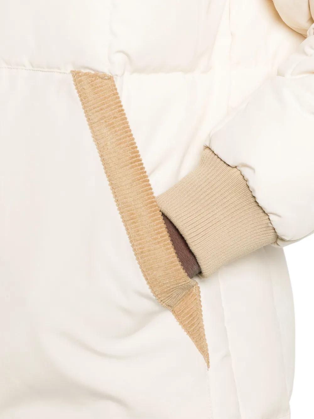 Drôle De Monsieur Jack met borduurwerk en ribfluwelen afwerking Wit