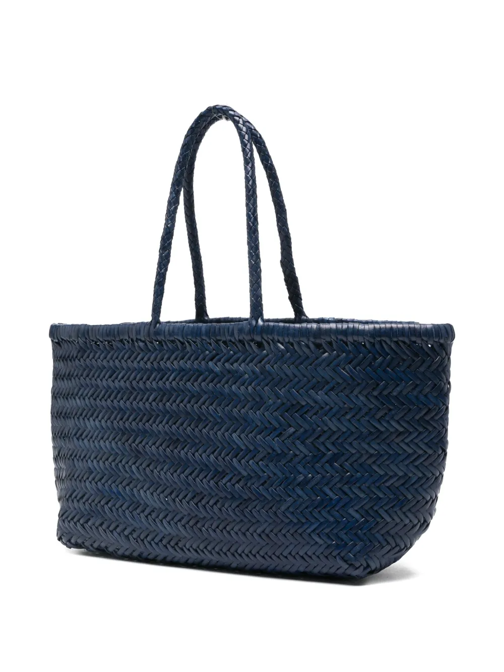 Dragon Diffusion Bamboo Triple Jump Design Basket Bag In Blue