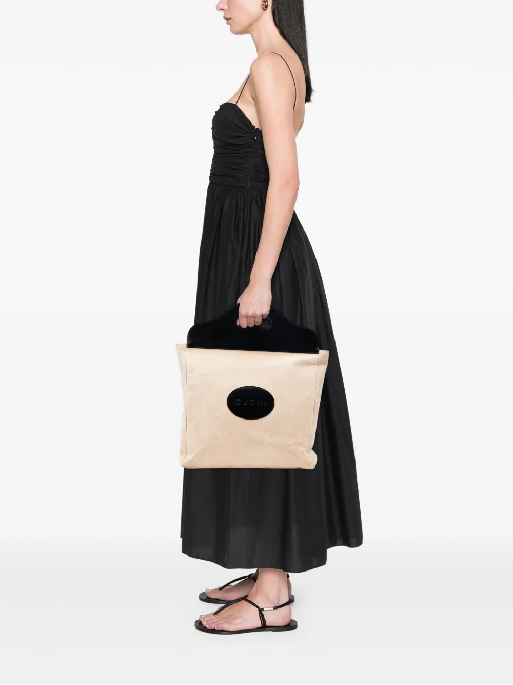 Gucci Pre-Owned 2000-2015 Suede tote bag | Pre-Owned | Image 2