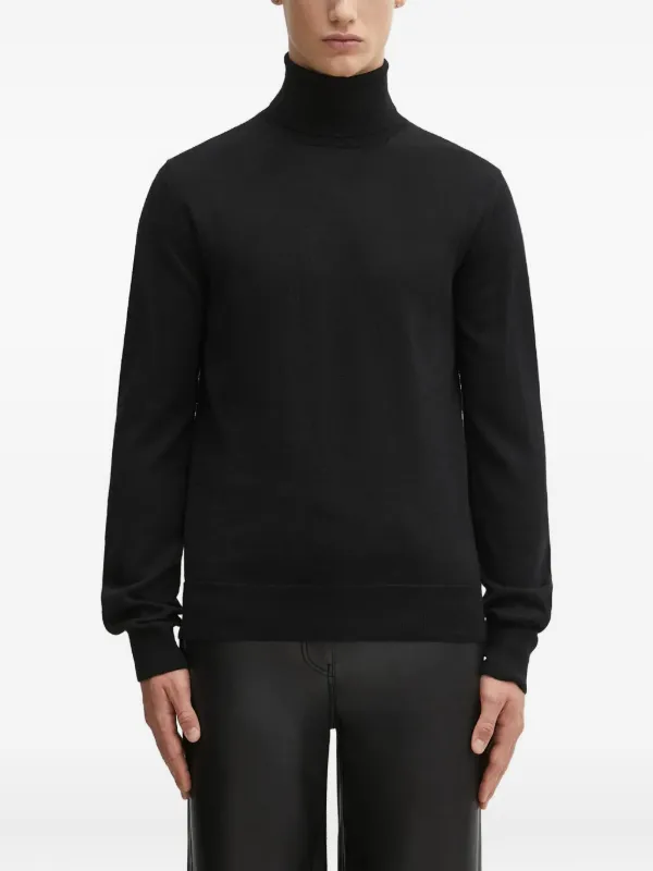 MM6 Maison Margiela タートルネック セーター | ブラック | FARFETCH JP