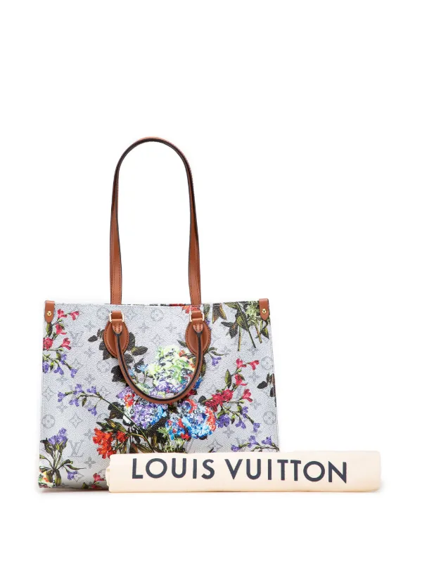 Louis Vuitton Pre-Owned Bolsa Satchel Monogram Metallic LV Garden OnTheGo  MM 2021-2025 Plateado FARFETCH CO