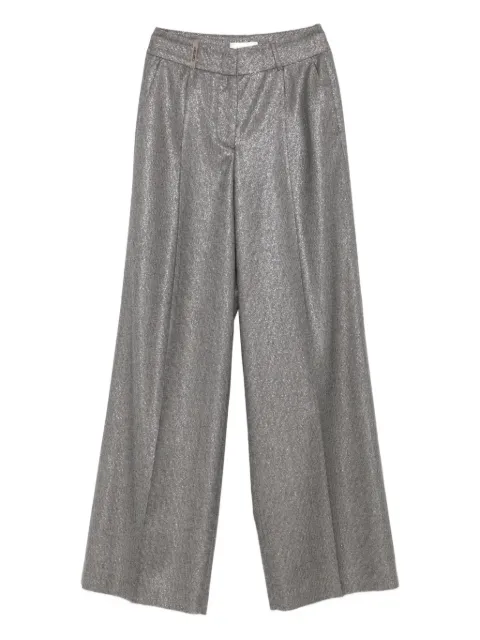 Peserico pants con efecto metalizado