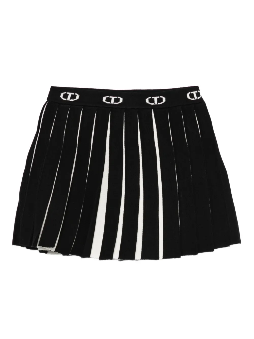 TWINSET Kids pleated logo-band skirt | Casual Skirts | Image 2