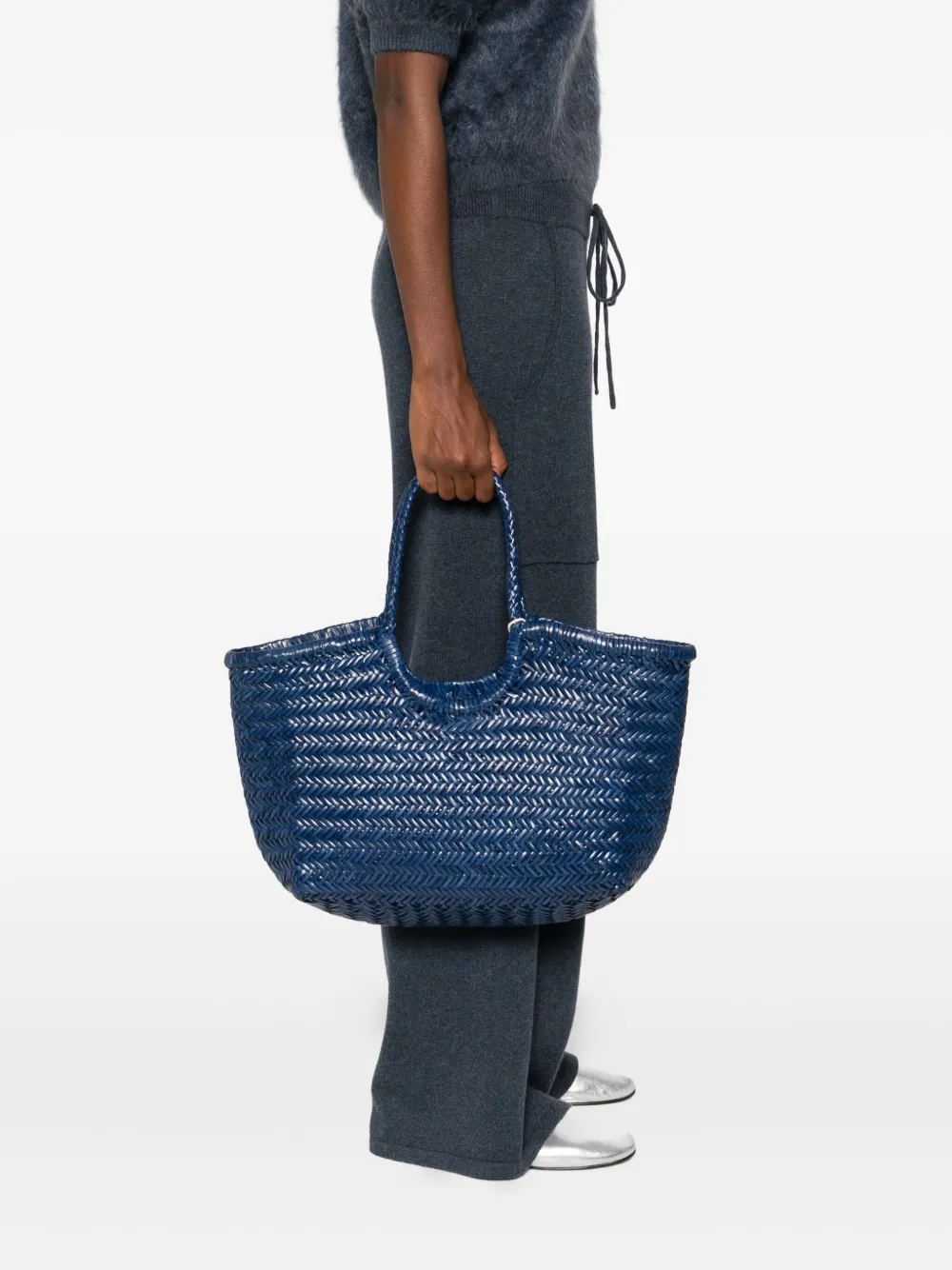 DRAGON DIFFUSION Grote Nantucket basket shopper - Blauw