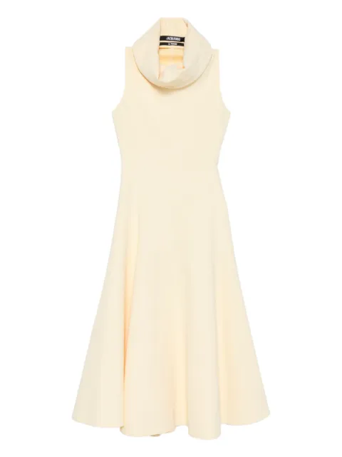 Jacquemus cowl-neck sleeveless dress