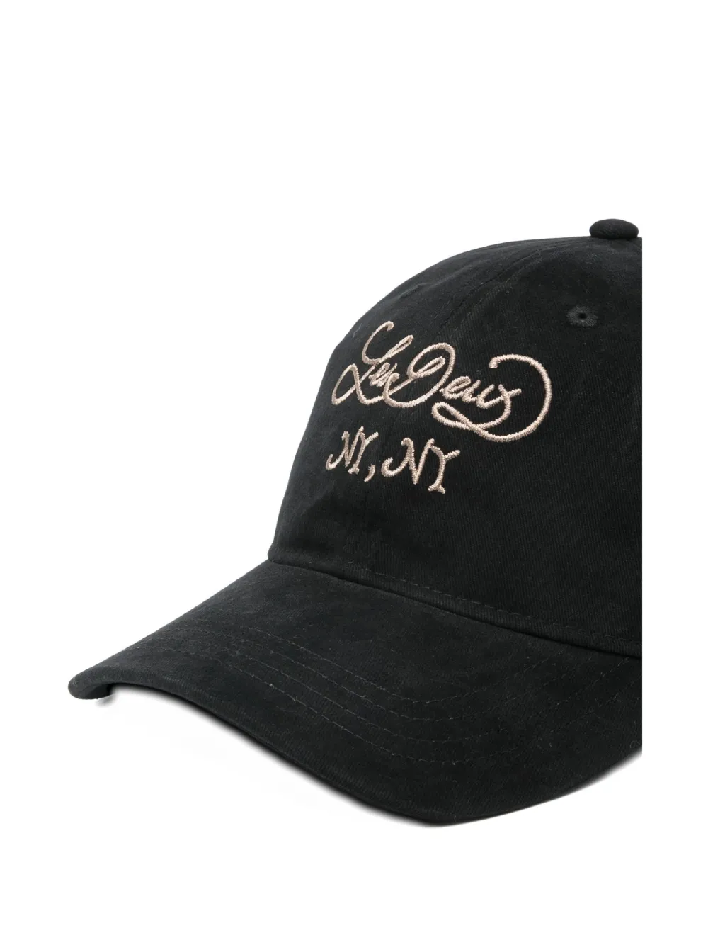 Les Deux Orchard Dad Cap In Black