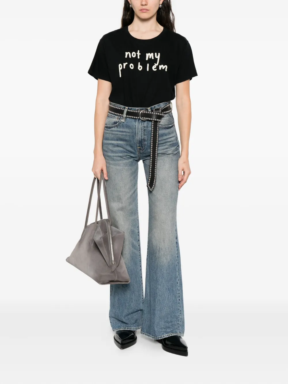 R13 washed jeans - Blauw