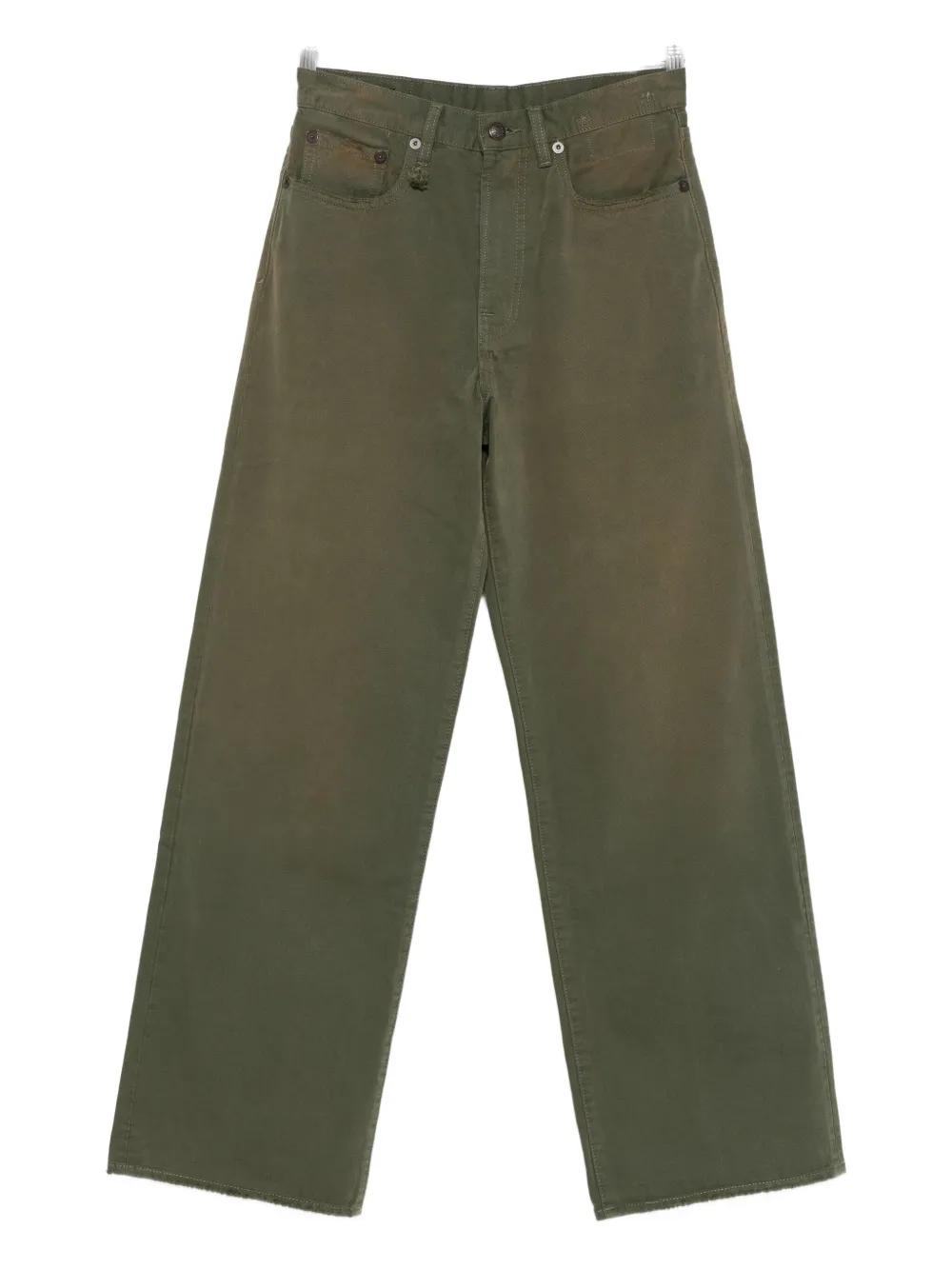 R13 Five-pocket Jeans In Green