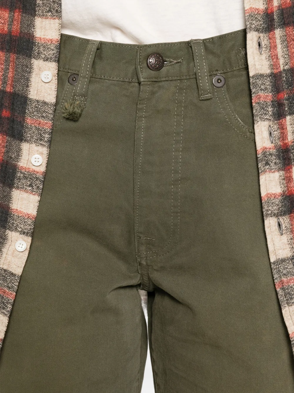 R13 Five-pocket Jeans In Green