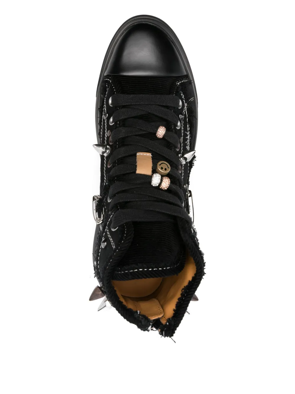 R13 Kurt platform sneakers Black