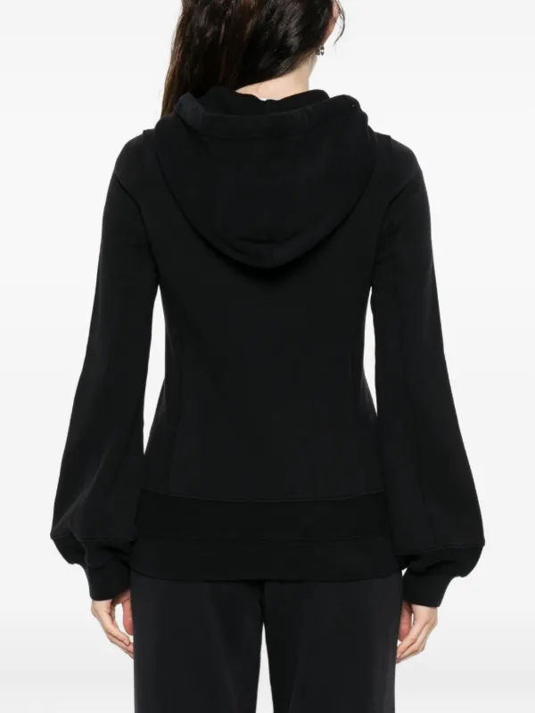 R13 バルーンスリーブ パーカー | ブラック | FARFETCH JP