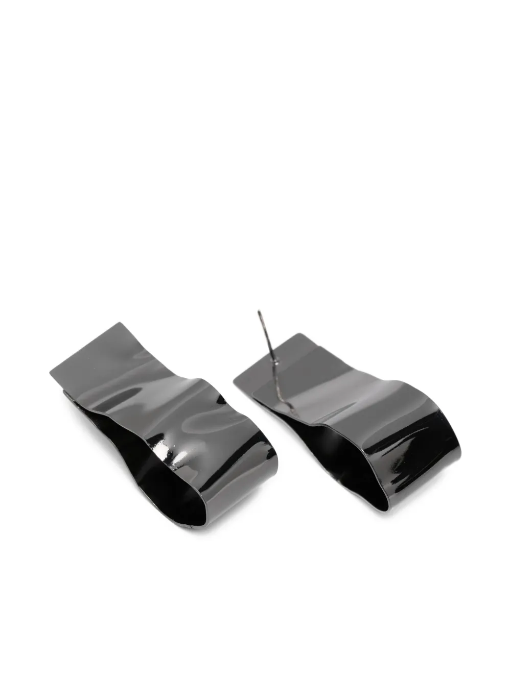  Peserico Rectangle Earrings - Silver 