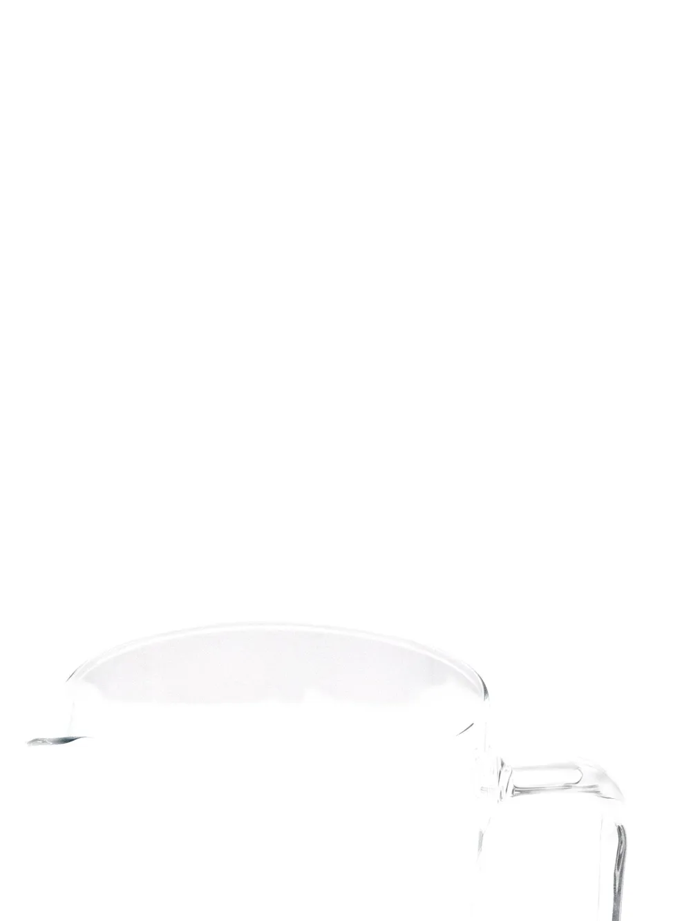 HAY glass handle jug (23cm) - Bianco