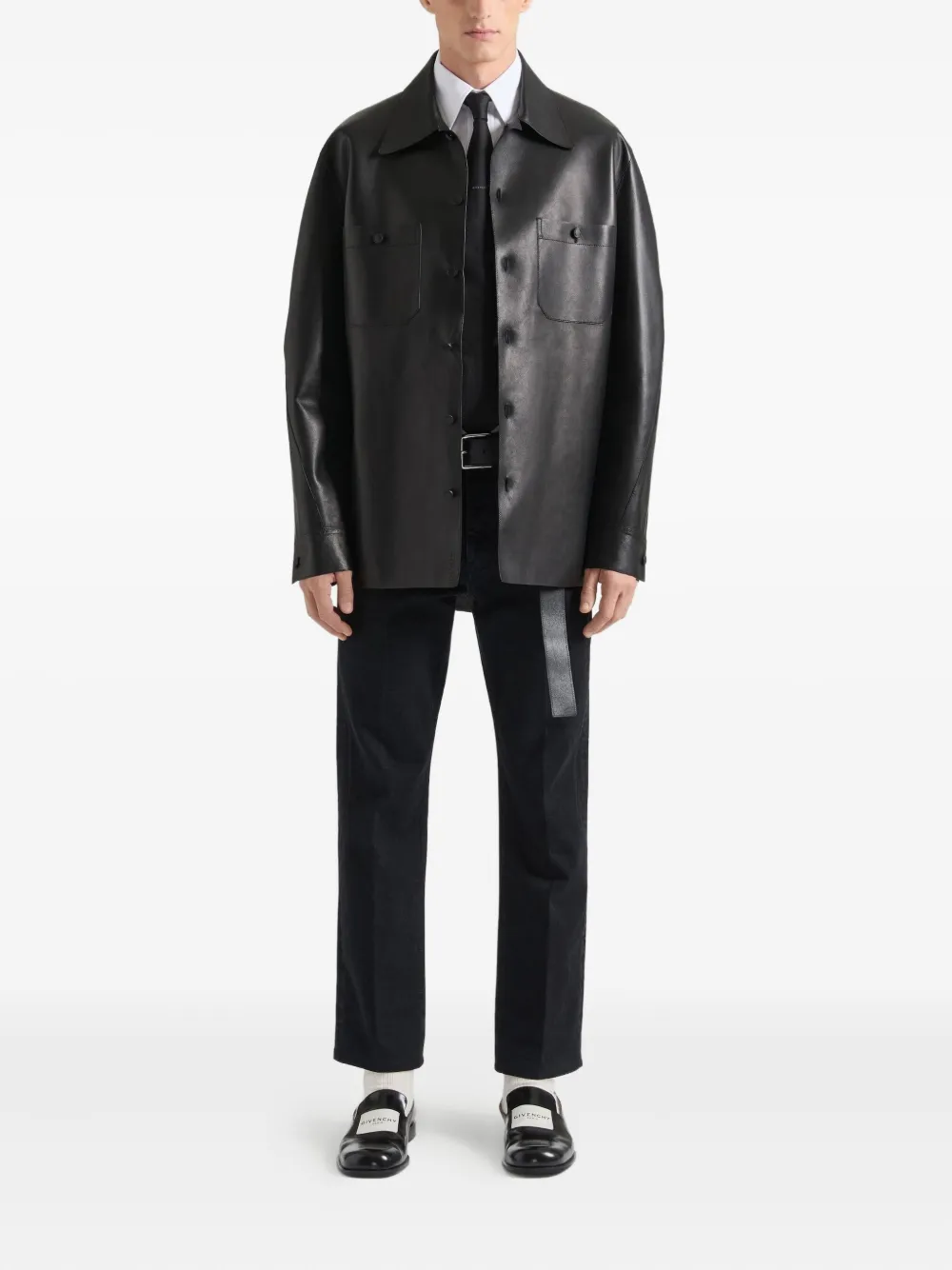 Givenchy leather shirt jacket | Shirt Jackets | Image 2